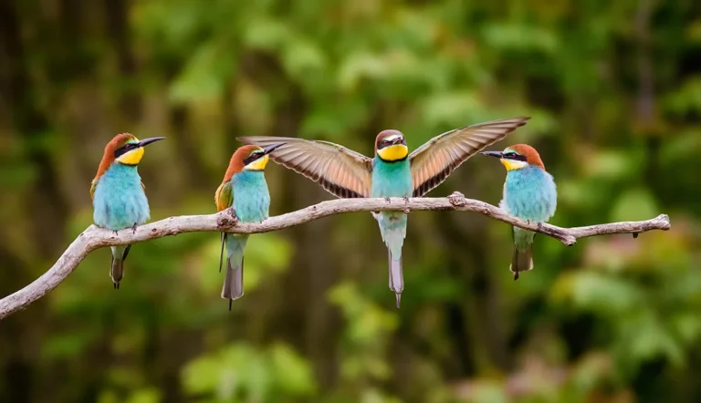 Budget schlägt Bewusstsein? Der Spagat zwischen Kostendruck, Nachhaltigkeitsbemühungen und Digitaler Verantwortung. // Bunte Vögel auf einem Ast vor einem grünen Hintergrund