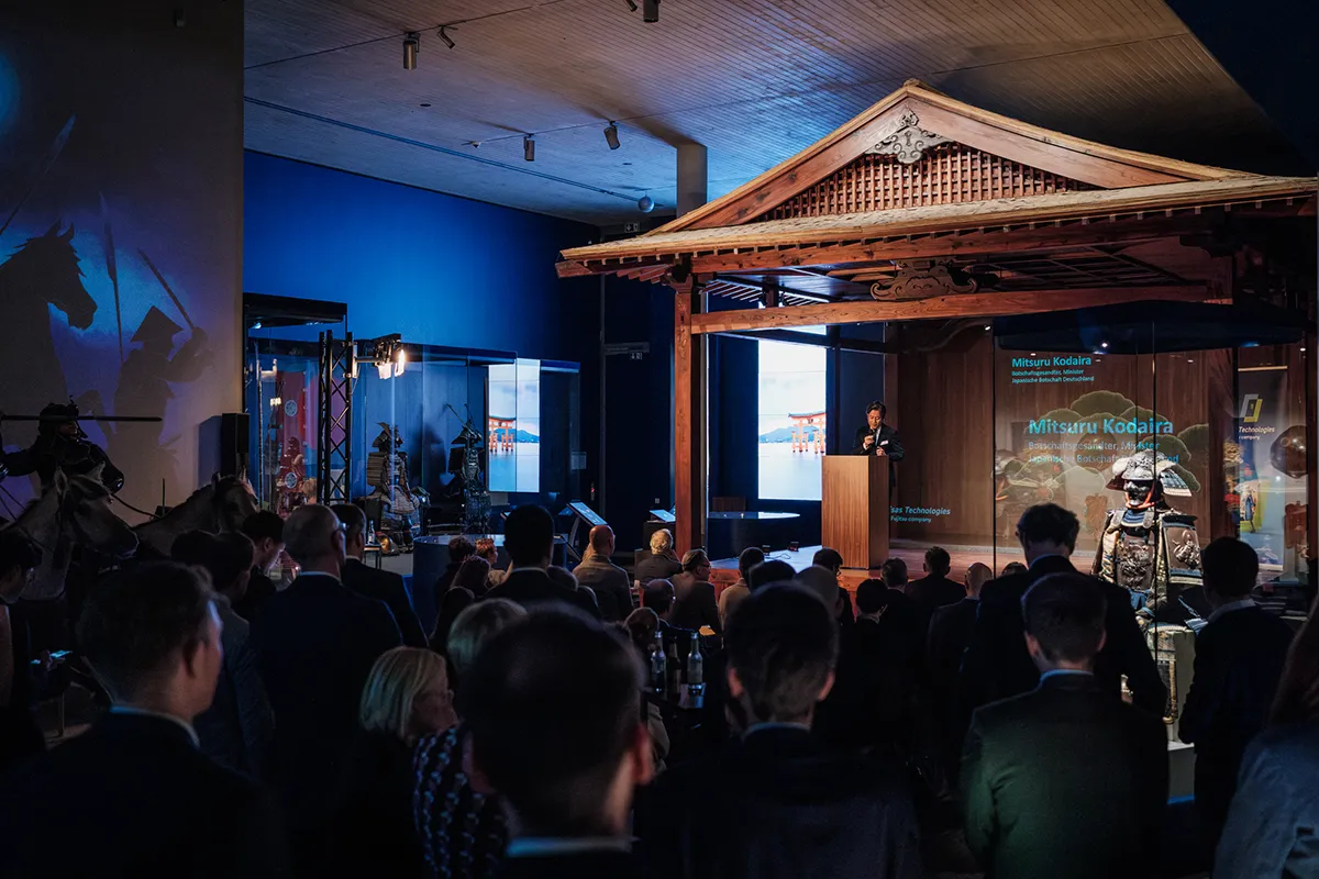 Vortrag von Mitsuru Kodaira (Minister in der Japanischen Botschaft)